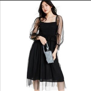 Sandy Liang x Target Smocked Tulle Dress (NWT)